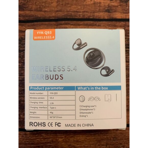 YYK-Q93 Wireless Earbuds V5.4 Bluetooth HiFi Bass Boost Earphones With Charging - Picture 2 of 3